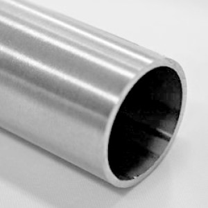 Tube Round 1.6mm (Wall) x  25.40mm, #320 Grit, 304 (6-metres)
